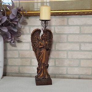 angel candle holder table top decorations